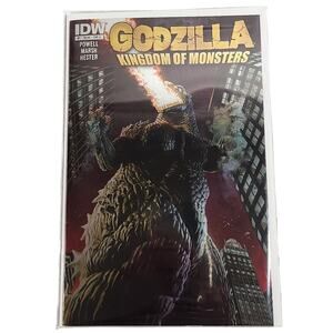 Godzilla 70th Anniversary Kingdom Of Monsters #1 Cover A Foil Comic IDW NM